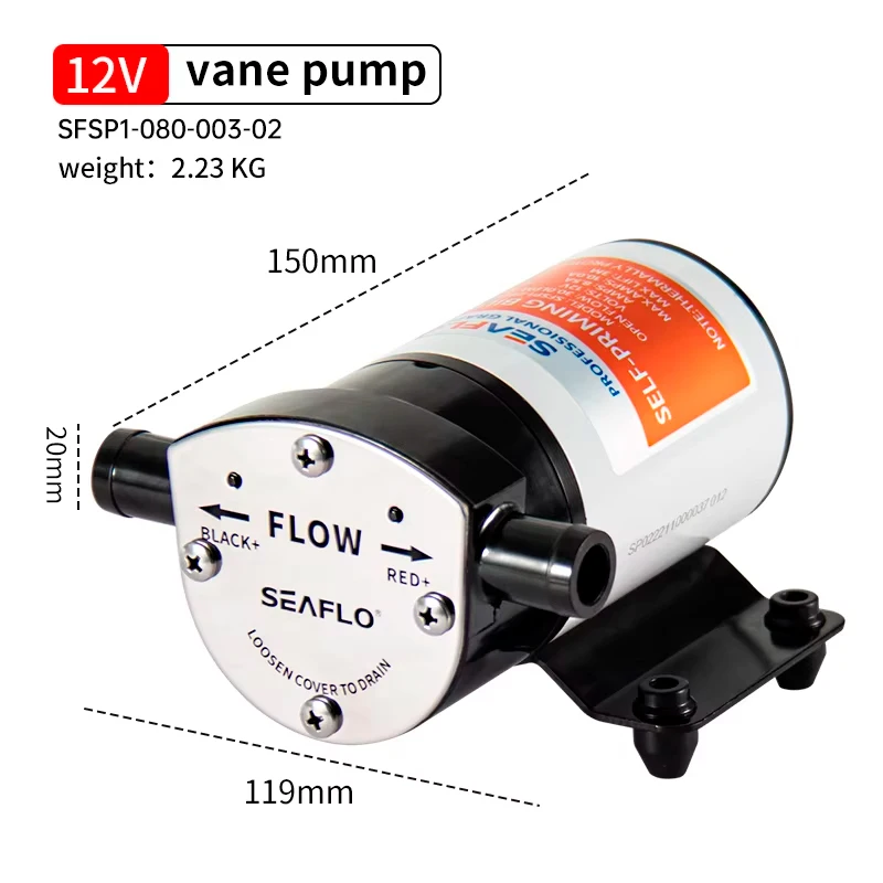 

Автоматический дренажный насос для яхт 12В