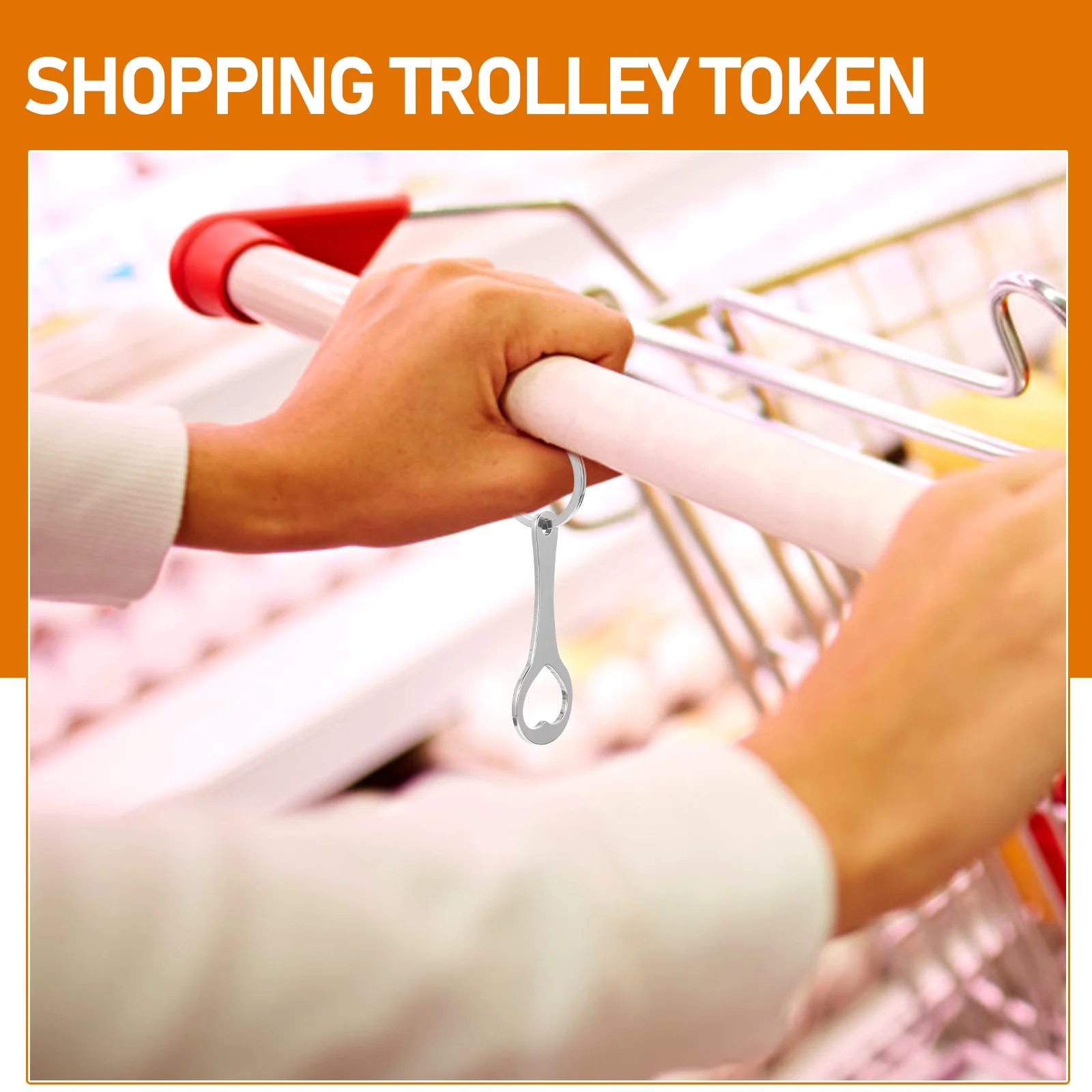 4-шт корзина для покупок жетон тележки продуктов Бакалея Универсальный