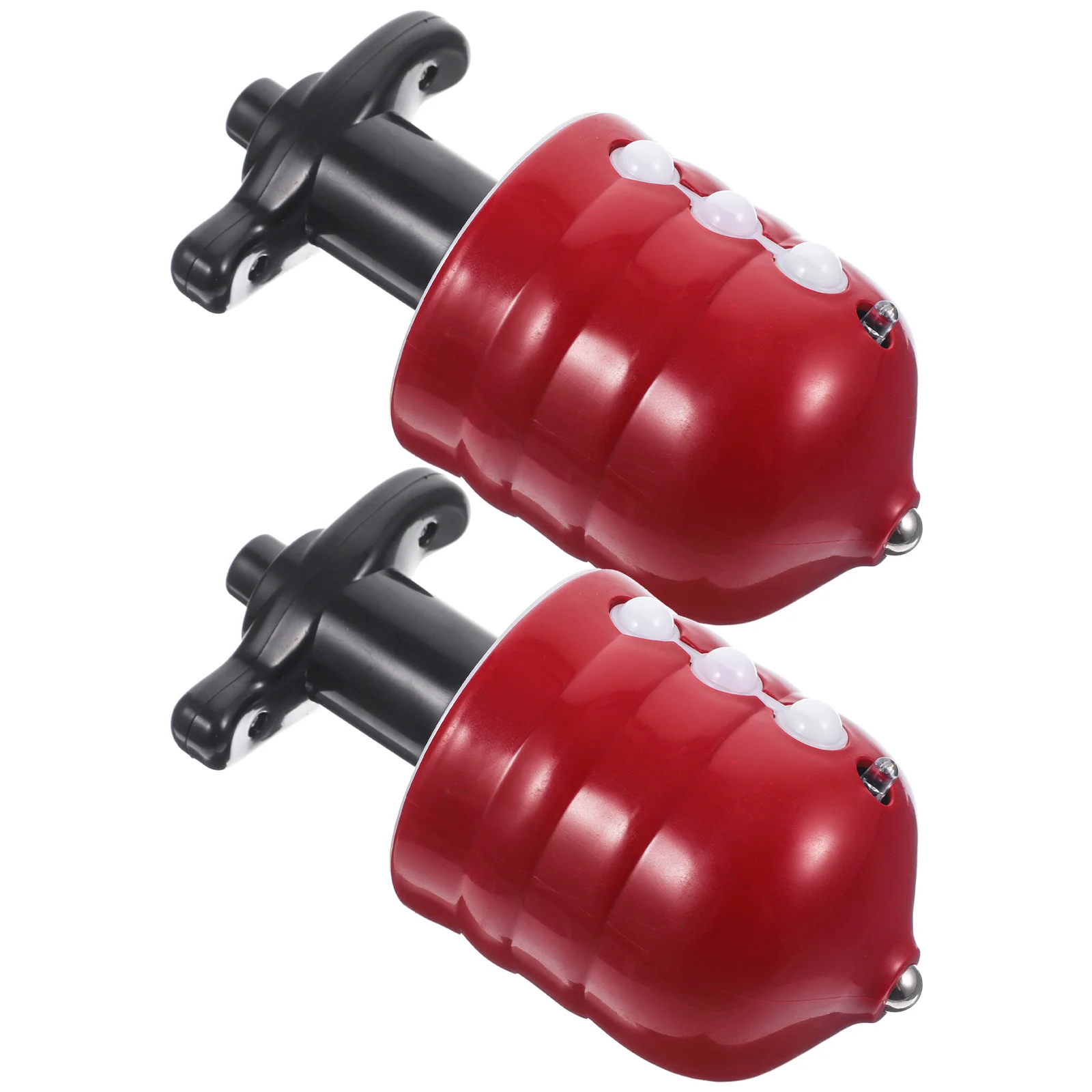 

2pcs Tops Gyroscope Light LED Toys with Flashing Gyro Glow in The Dark Party Favors Educational Toys for Kids Children Red