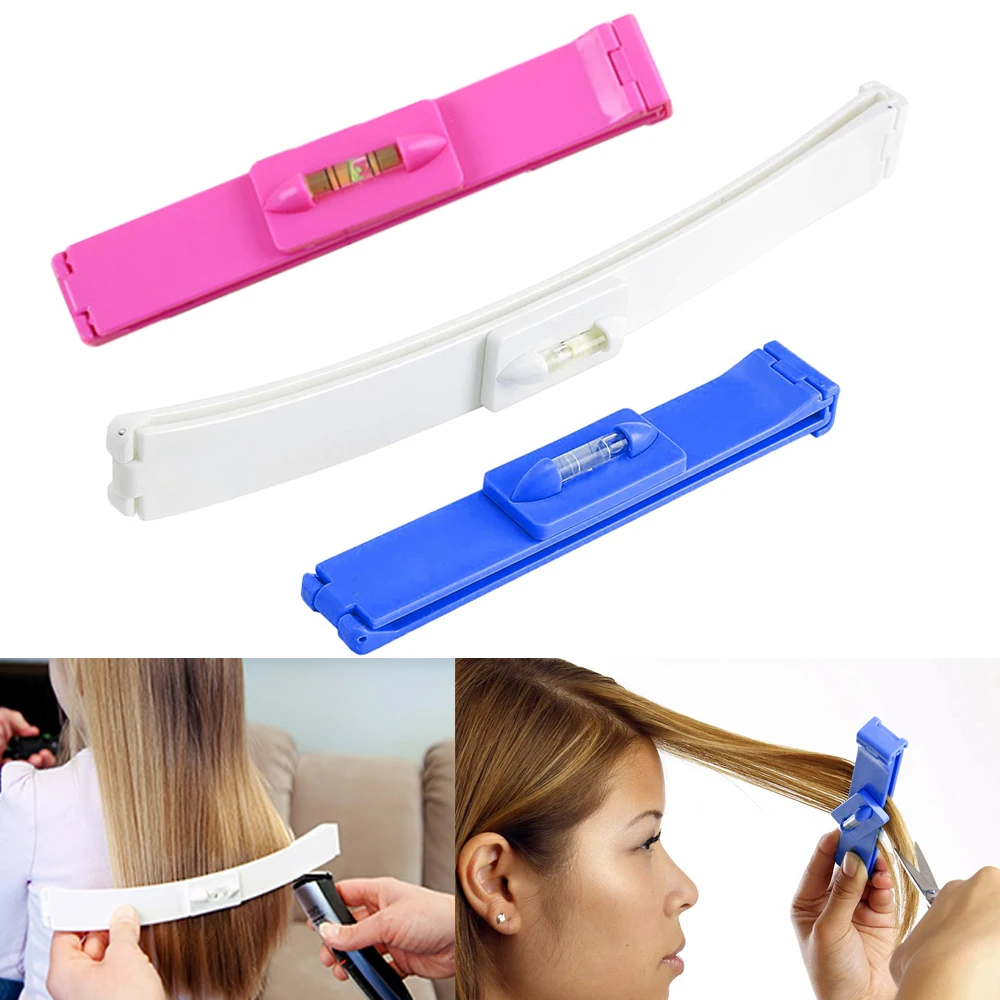 

Ruler Accessories Hair Cutting Tool DIY Home Hair Cutting Clips for Bangs, Layers, and Split Ends Hair Trimmer Comb Guide
