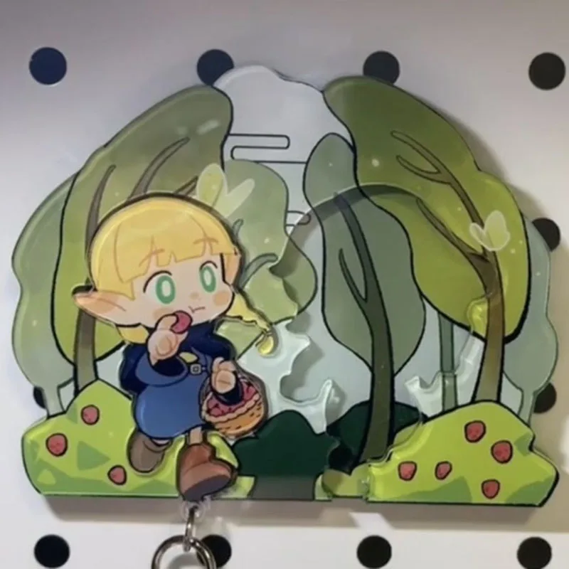 Аниме Delicious in Dungeon Marcille Falene брелок для косплея акриловый ключей магнит на