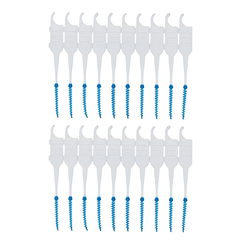 

400Pcs/Box Soft Floss Interdental Brush Disposable Teeth Stick Toothpicks Floss Tooth Pick Oral Care Brush Clean