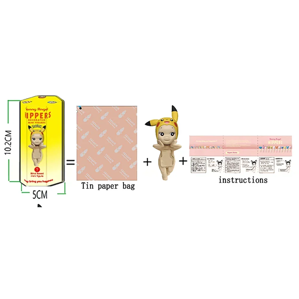 MINISO Pokemon Sonny Angel Surprise Пикачу Kawaii мультяшные мини-фигурки украшения куклы