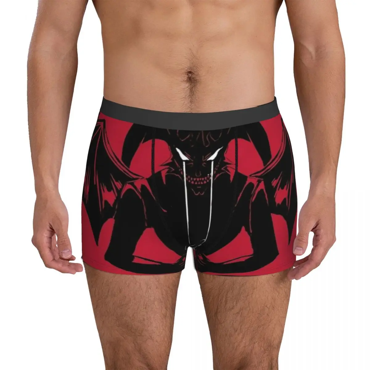 Devilman Crybaby Anime Underwear manga akira fudo graphic Elastic Underpants Custom Shorts Briefs Pouch Men Oversize Trunk