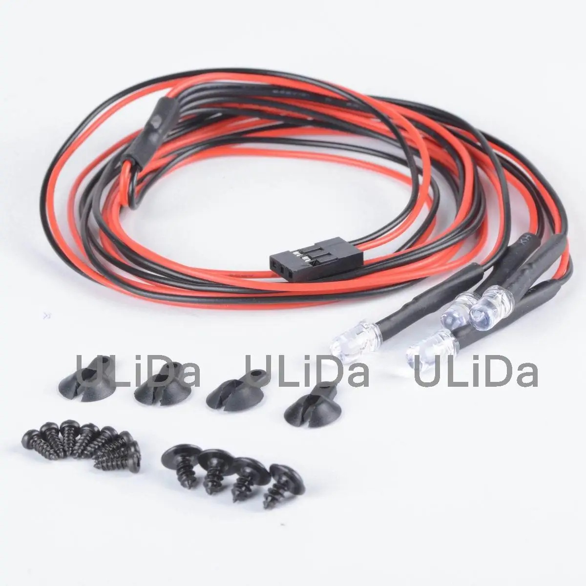 Светодиодная балка для крыши RC автомобиля для краулера 1/10 Axial SCX10 90046 Traxxas TRX4 Redcat GEN8 RGT EX86100 Tamiya CC01.