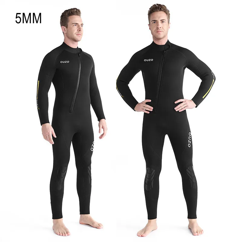 5MM Neoprene Full Body Spearfishing Wetsuits UnderWater Hunting Snorkeling Surfing Swimming Long Sleeve Water Sport Diving Suits