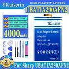 Высококачественный аккумулятор ykaisin 4000 мАч UBATIA290AFN2 для AQUOS R2 Compact ( 803SHSH-M09), аккумулятор для сотового телефона