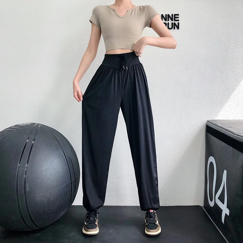 Women Pants Casual Trousers Running Sport Joggers Quick Dry Gym Fitness Sweatpants With Pockets Pants Female Bottoms Clothing
