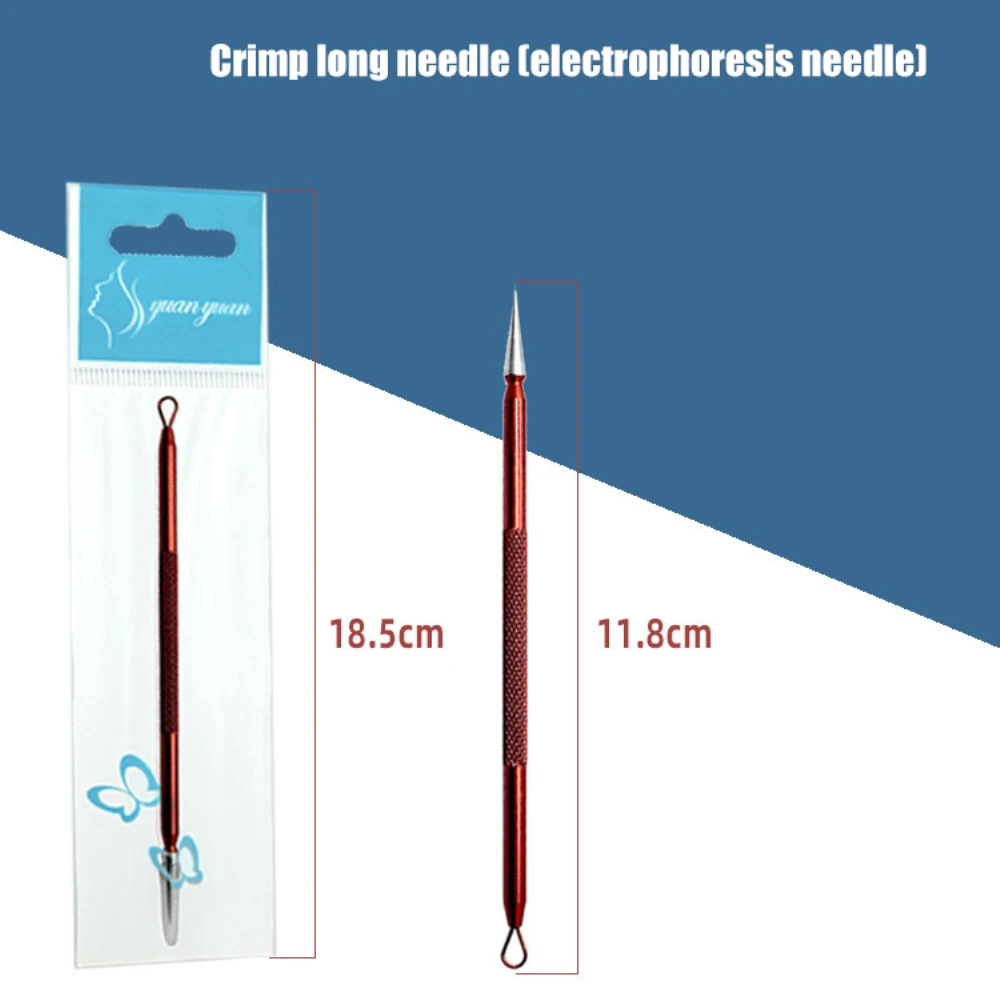 

Rvs Meeëter Comedo Acne Blemish Extractor Remover Gezicht Huidverzorging Porie Schoner Naalden Verwijder Gereedschap Maquiagem
