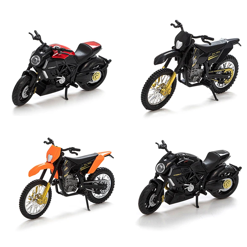 Новинка 1:18 Лидер продаж модель мотоцикла из сплава литая карманная портативная гоночная модель мотоцикла из сплава коллекционная игрушка для детей