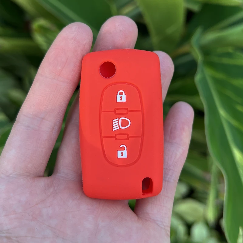 

Силиконовый чехол для автомобильного ключа Citroen C4 2008 Picasso Berlingo C3 C5 X7 Xsara C6 C8