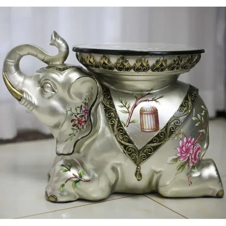 Напольная ваза Высококачественная окрашенная искусственная смола основание в