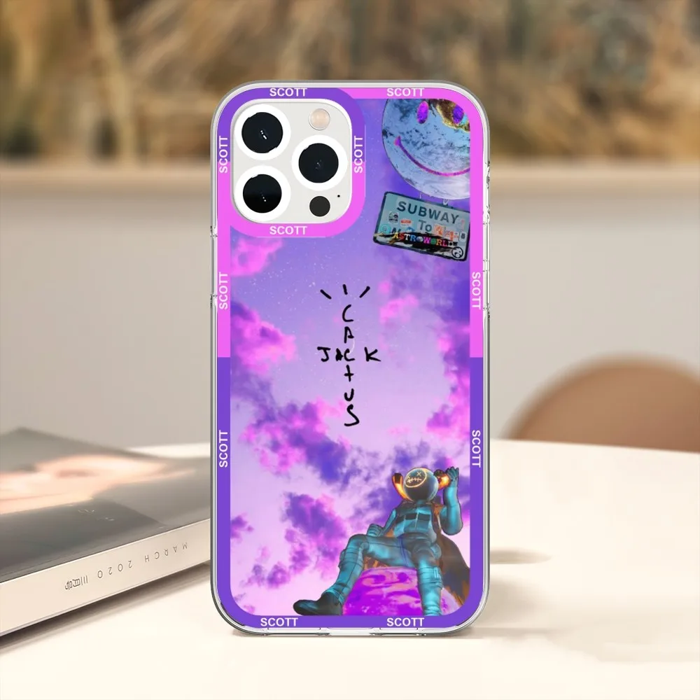 Чехол для телефона С КАКТУСОМ Джеком тревисом Скоттом хип-хопом iPhone 11 12 Mini 13 14 Pro Max