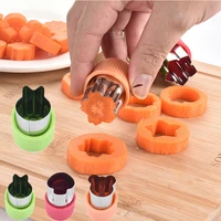 vegetable cutters shapes set diy cookie cutter flower 3pcs stainless steel fruit cutting die fruit slicing mold kitchen gadgets