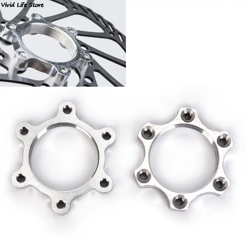 1PC Bike Bicycle Freewheel Threaded Hubs Disk Disc Brake Rotor Flange Adapter