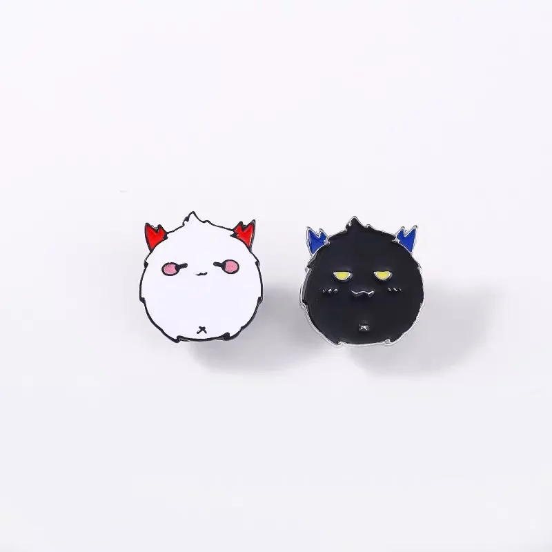 

The Yin And Yang Master S черно-белый эмалированный Pins Броши с черепом отворот значки ювелирные изделия подарок для детей друзей женщин мужчин