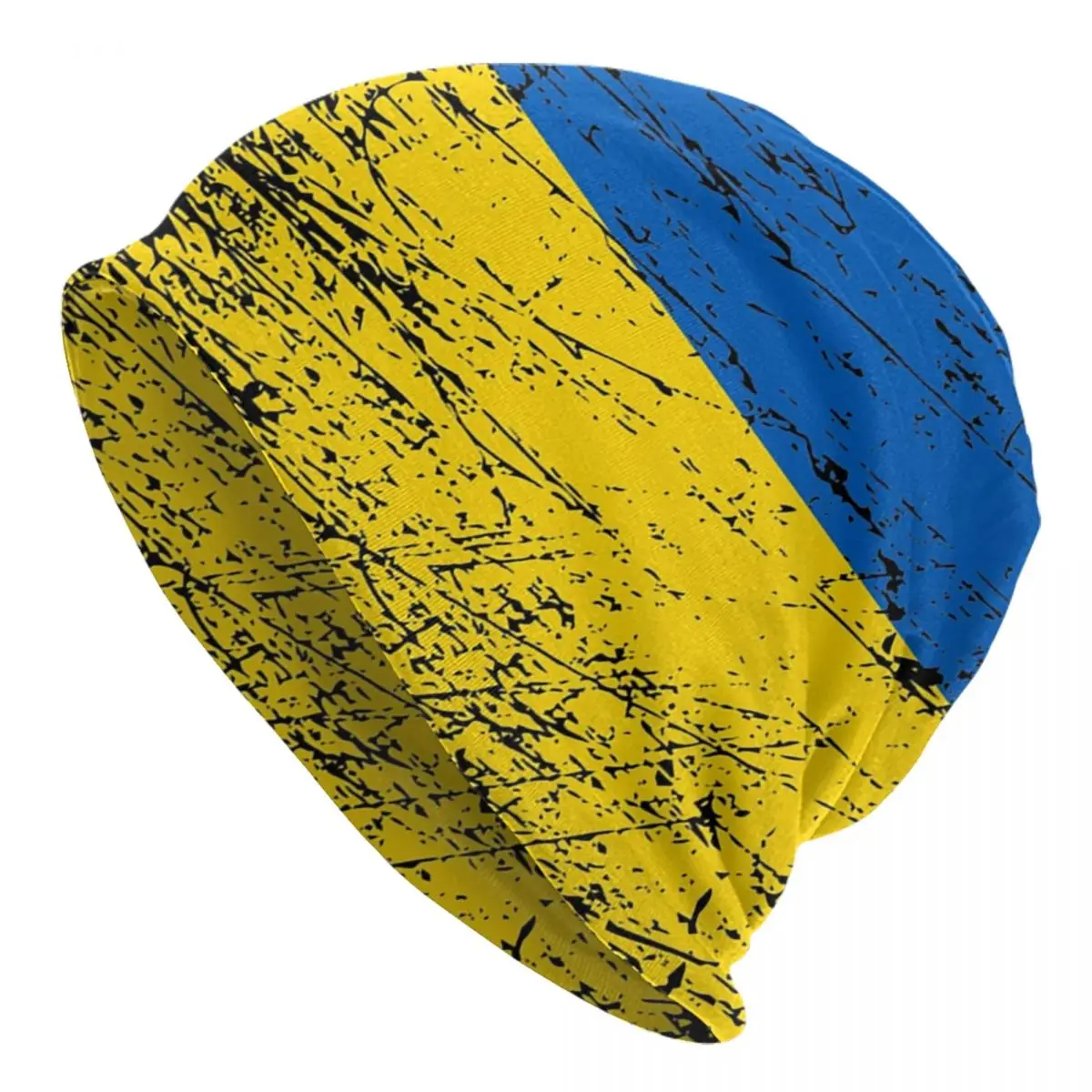 

Унисекс вязаная шапка с украинским флагом, для мужчин и женщин