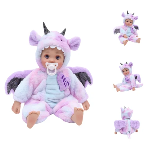 Cloveray 18-дюймовая виниловая кукла  Kawaii Little Flying Dragon