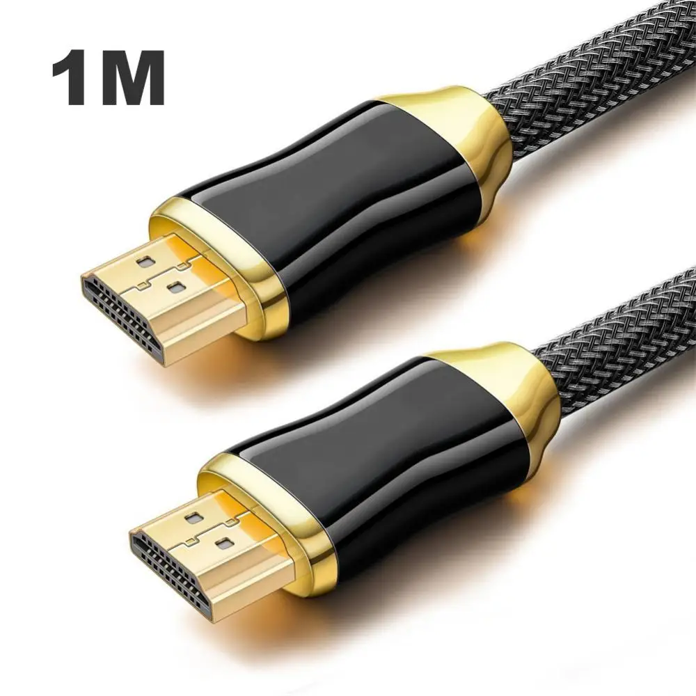 

Ultra Hd Cord 4k Tv Connection Cable Tv Connection Hd Cable Digital Cable Cord Aluminum Nylon High Speed 2.0 Cable Cable Braided