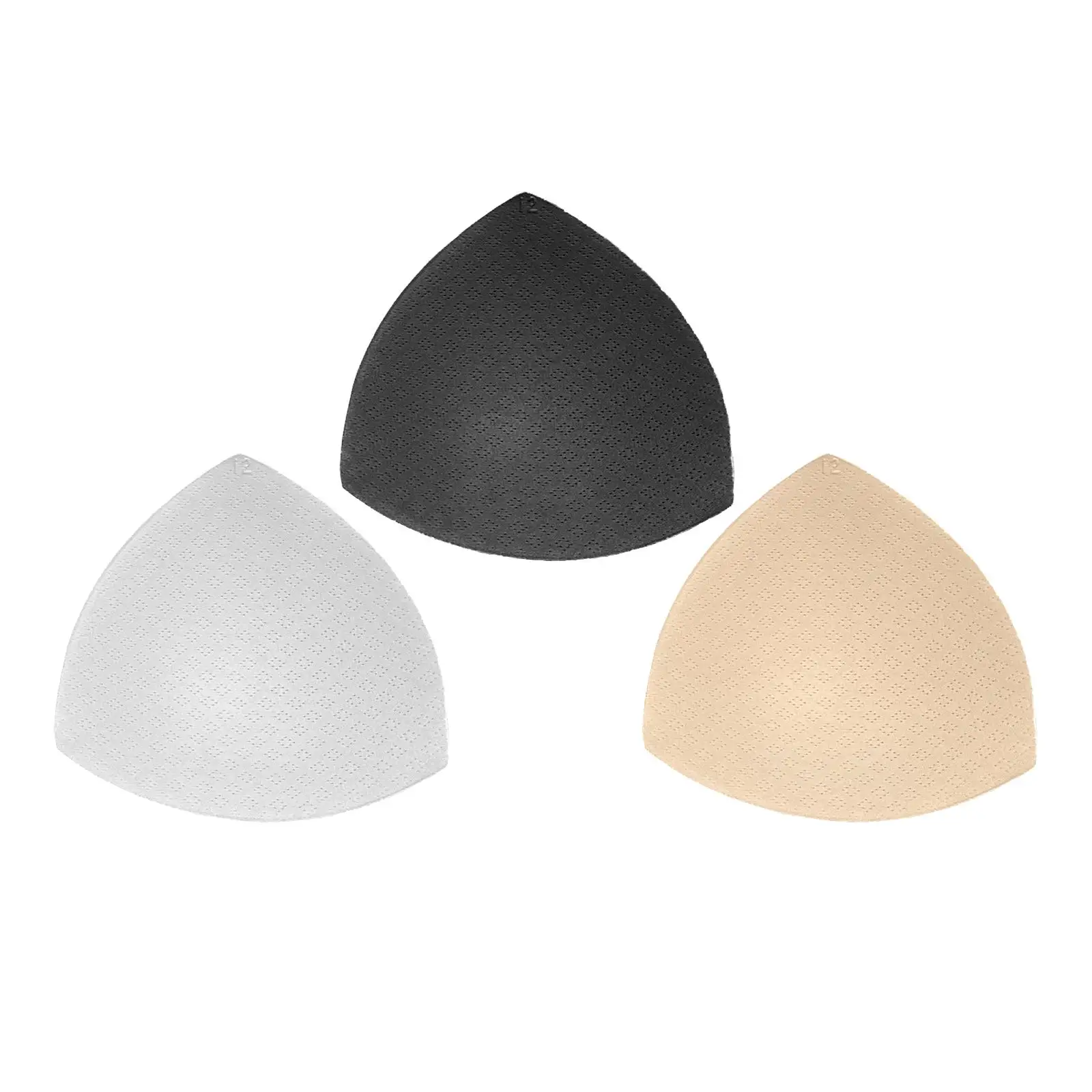 

3 Pairs Cups Bra Inserts Breathable Thin Soft Women Foam Bra Insert for Comfy Sports Everyday Wear Bikini Top Enhancer Cup
