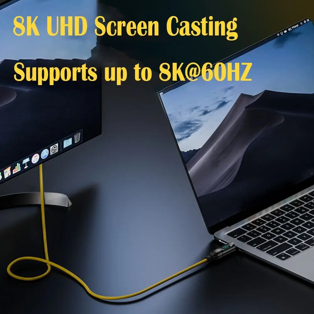 PD 100W USB 3.2 Type-C кабель 20 Гбит/с весна быстрая передача данных универсальный OTG