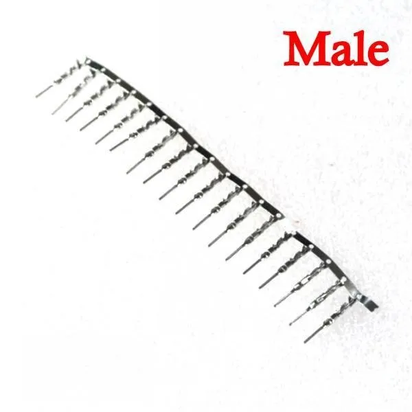 

100Pcs For Dupont Jumper Wire Cable Housing Male Pin Connector Terminal 2.54mm New