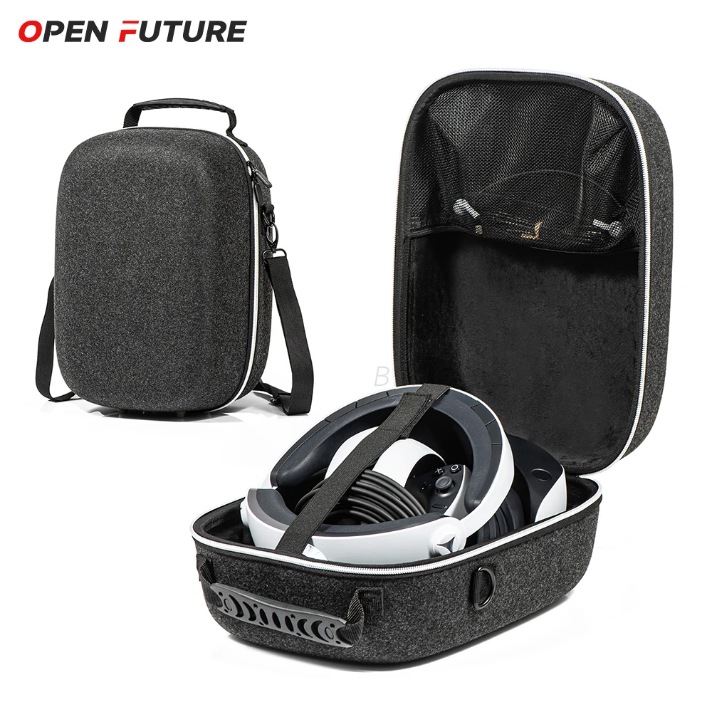 

Сумка для хранения для PlayStation VR2, рюкзак с ручкой для гарнитуры для PS VR2, защитная сумка для переноски, аксессуары виртуальной реальности