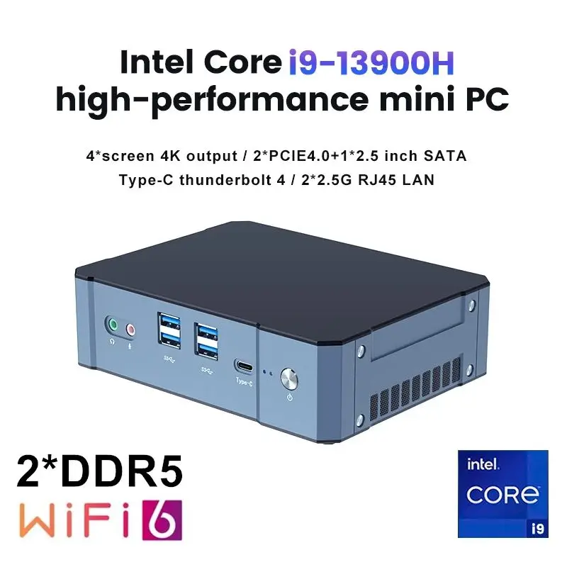 4K MINI Gaming PC WINDOWS 11 PRO INTEL i7-12650H 32GB 512GB SSD 2.4G/5G  WiFi ACE