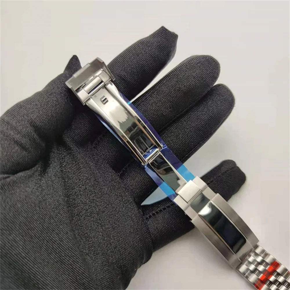 20MM Five-Beads Stainless Steel Strap 20mm Men's Watch Stainless Steel Watchband Bracelet Replacement