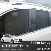 for lexus ct200 2011 2021 magnetic mesh car rear window sunshine cover car sun shade curtain sun visor uv prevent blocker