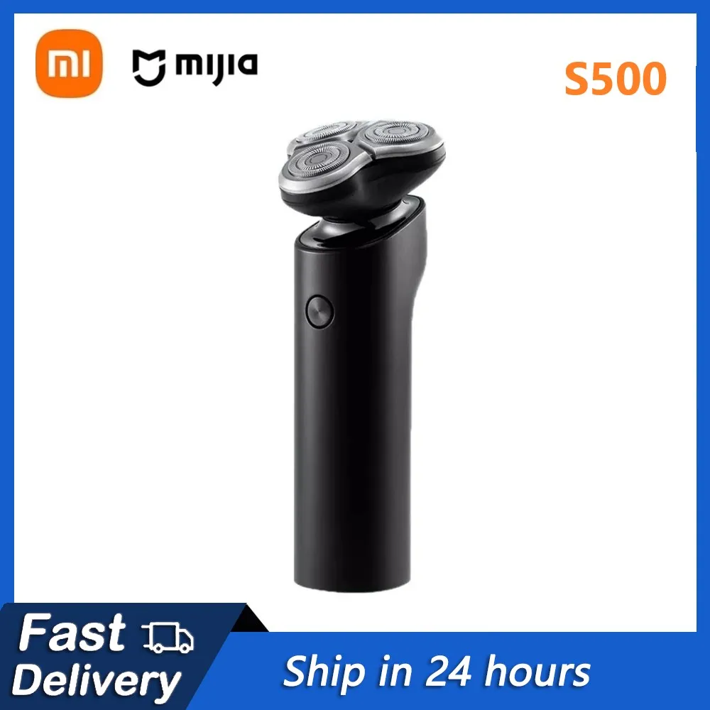 Бритва XIAOMI MIJIA Electr S500 портативная бритва с 3D головками моющаяся для бороды мужчин