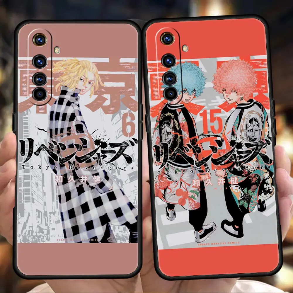

Tokyo Revengers Soft For Realme C3 6 7 8 Pro C21 C11 Case Cover For Oppo A54 A53 A52 A15 Reno6 Reno7 SE Z A9 2020 Pro 5G Bag TPU