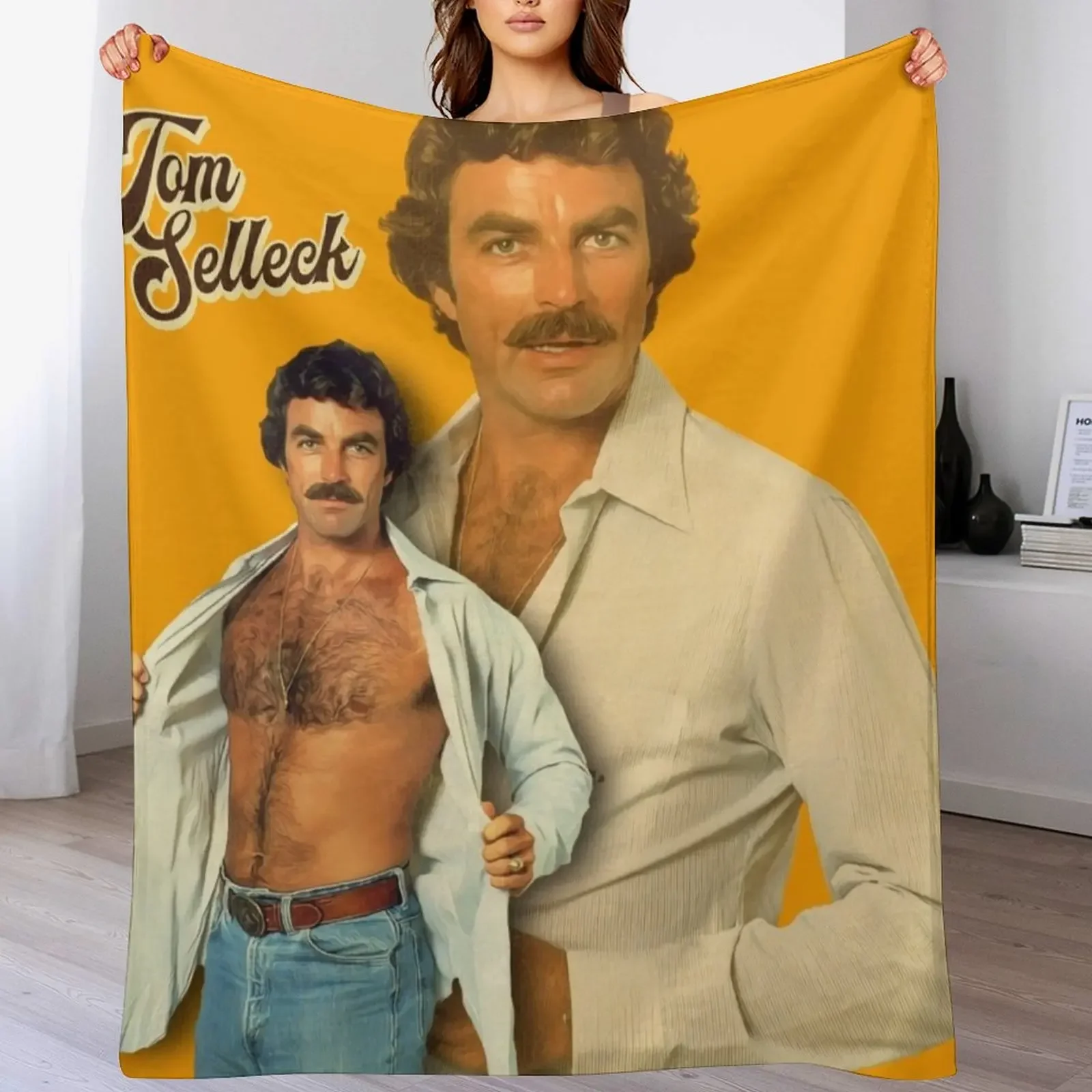 Одеяло Tom Selleck роскошное утолщенное одеяло для декоративного дивана красивые