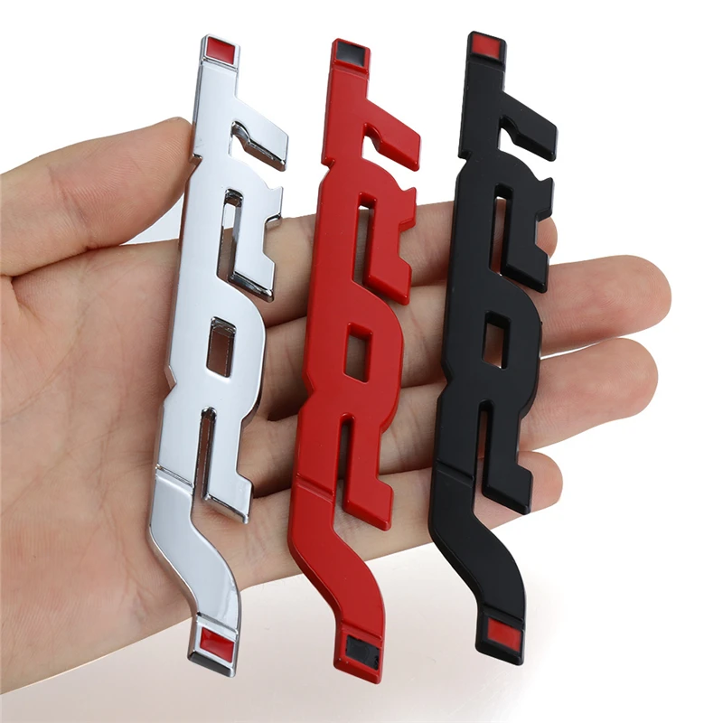 

Car Accessories Sticker Styling Metal 3D Chrome Black Auto Car Trunk Racing Sport Word Letter Logo Emblem Badge Decal Sticker