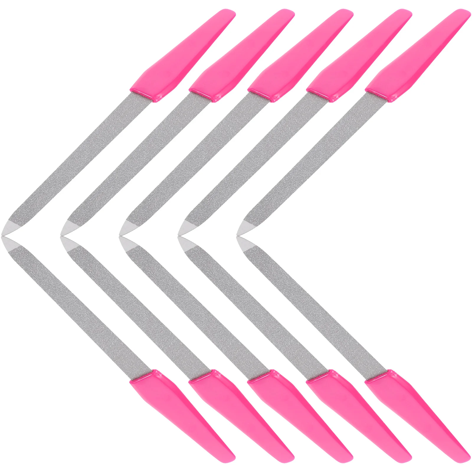 

10 шт., двусторонние металлические пилки для ногтей