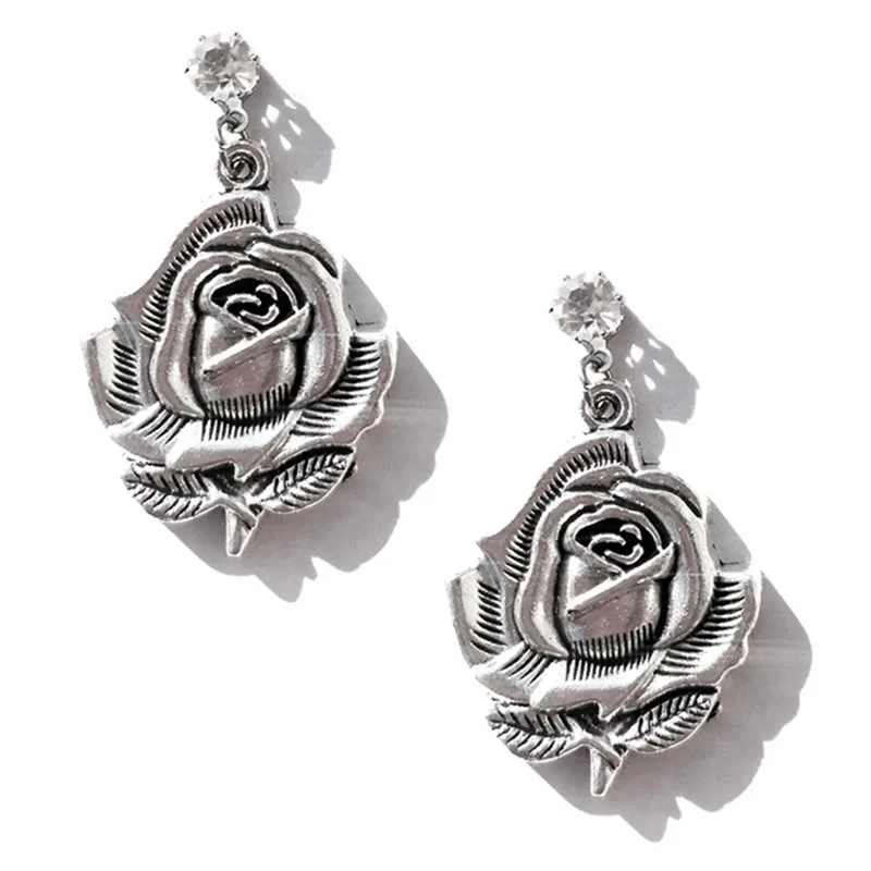 Женские серьги-подвески в стиле панк винтажные ювелирные украшения из металла