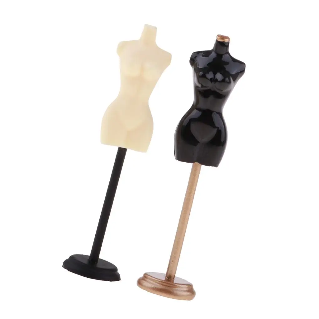 

Dollhouse Miniature 1:12 Accessory Mannequin Tailors Dressmakers Model Gold+Black