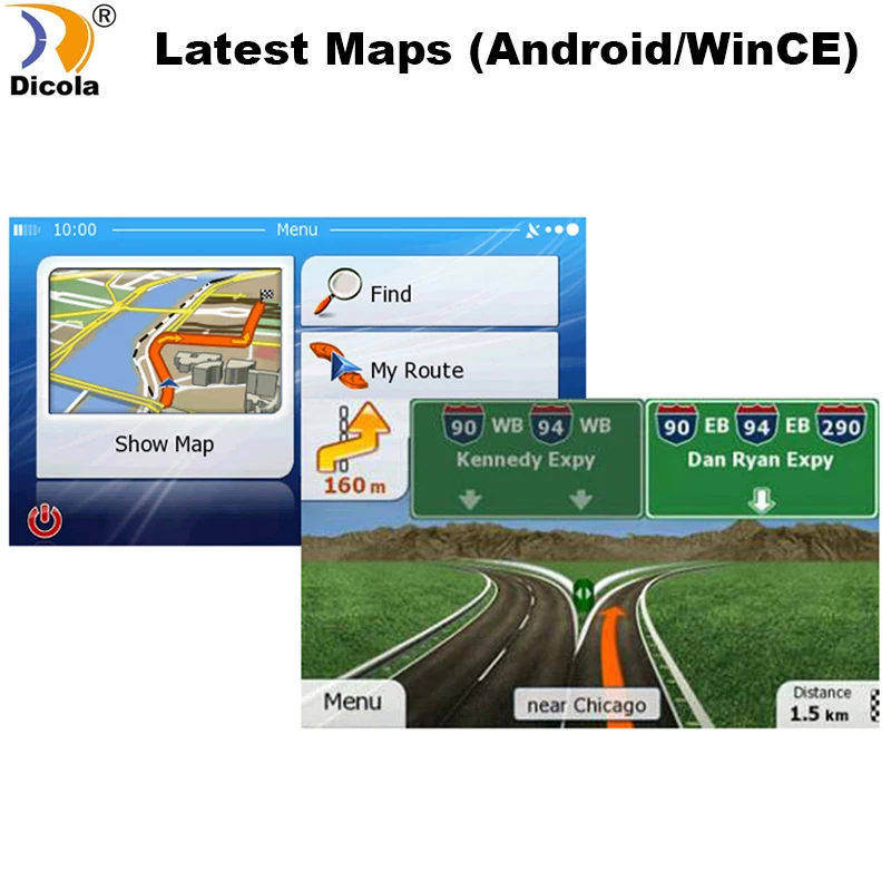 Карта памяти TF 32 ГБ новейшие GPS-карты для WinCE/Android Car/Portable/Auto навигация
