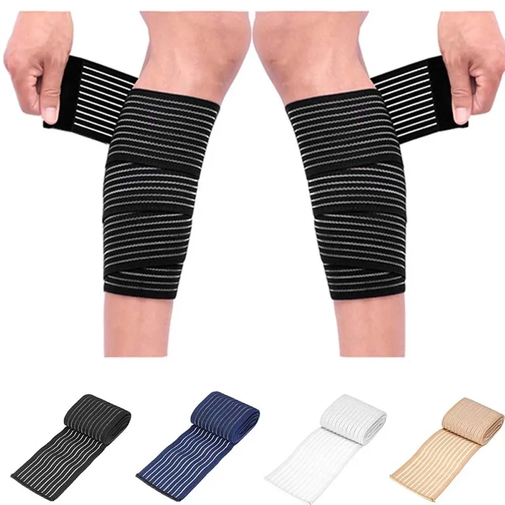 

1PC 40~180cm High Elasticity Compression Bandage Sports Kinesiology Tape for Ankle Wrist Knee Calf Thigh Wraps Support Protector