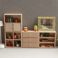 diy dollhouse furniture exquisite wood 112 scale mini wooden furniture model wooden furniture model dollhouse cabinet