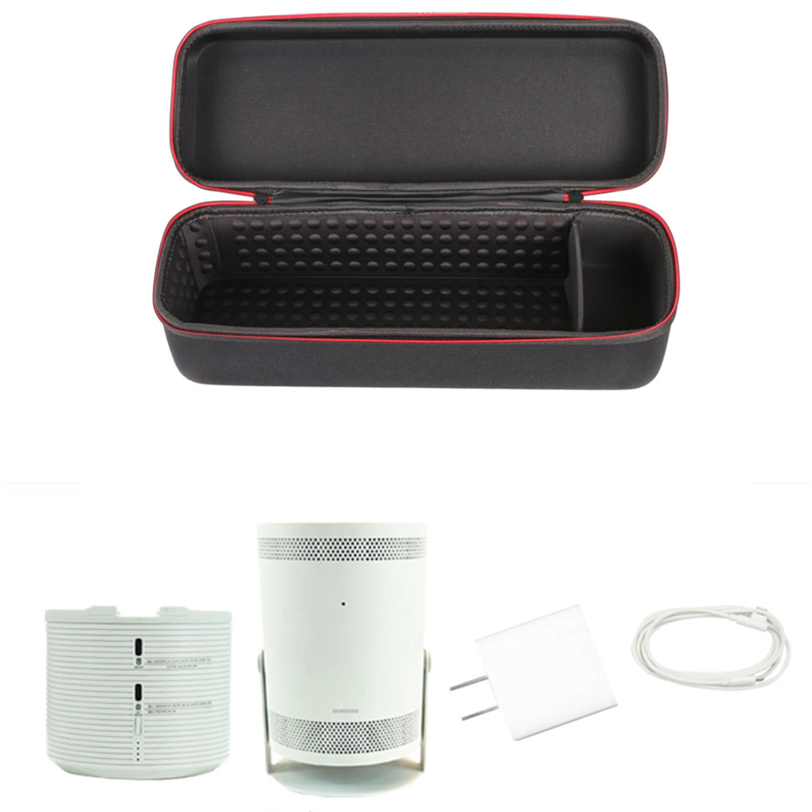 

For Samsung The Freestyle Projector case with Battery Base Space Storage Bag