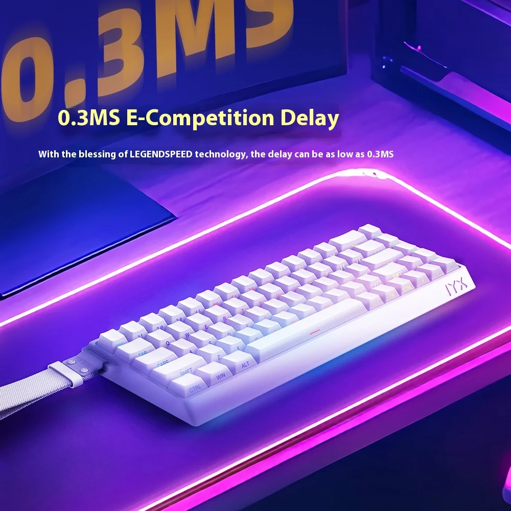 IYX MU68 PRO черный магнитный переключатель игровая клавиатура из алюминиевого