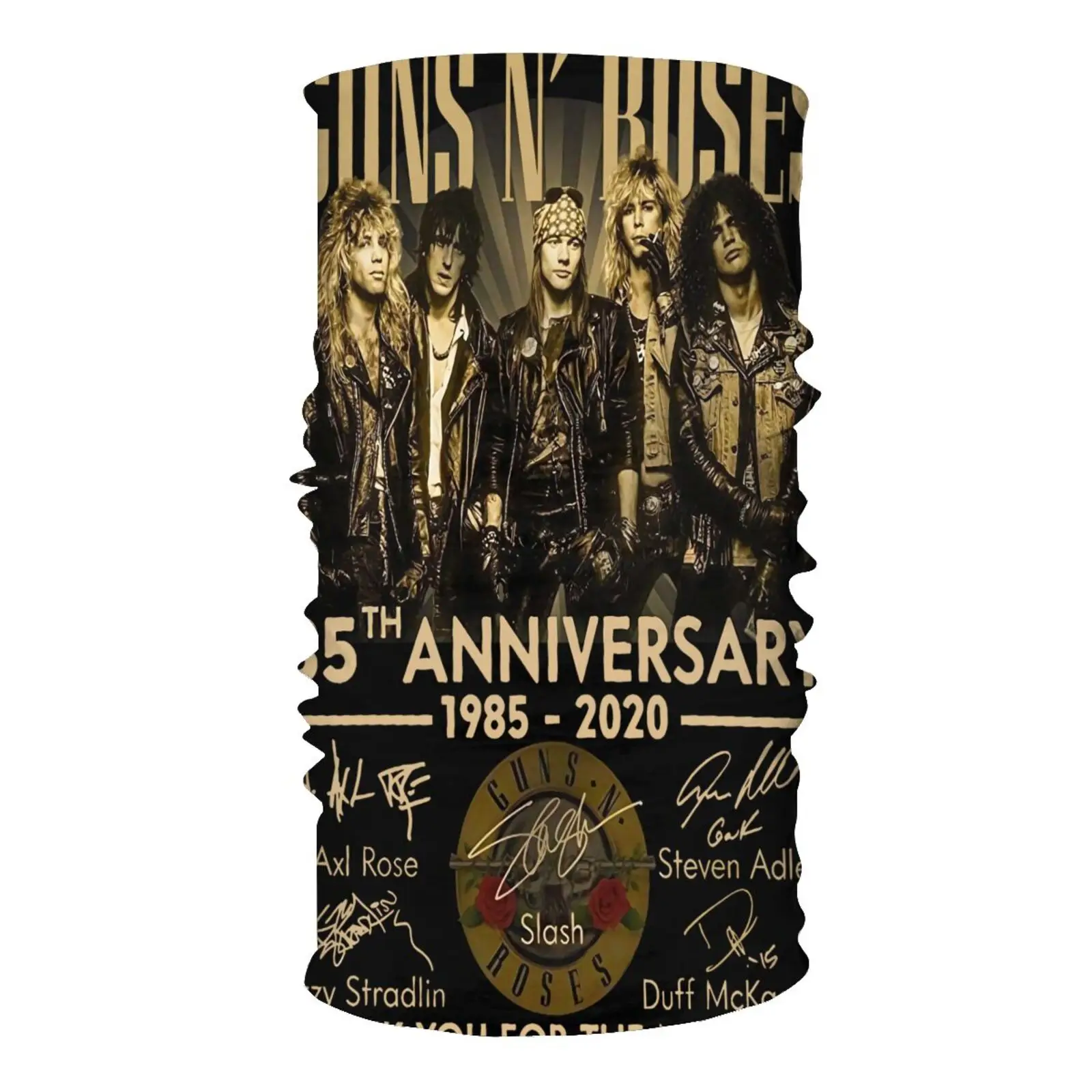 Guns N Roses 35Th Anniversary Members 1791 Men's Balaclava Camouflage Hunting mask Face Mask Fashion Hiking Scarf |