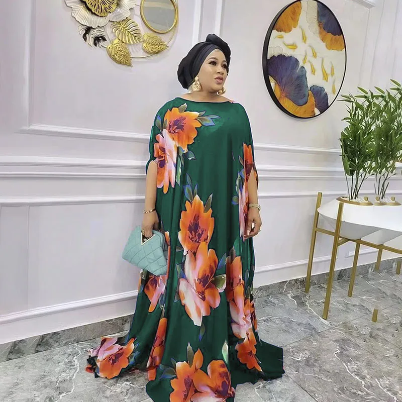 

New Style Fashion African Maxi Dress Women Clothing Dashiki Free Size Print Loose Dresses Abayas Robes African Dresses For Women