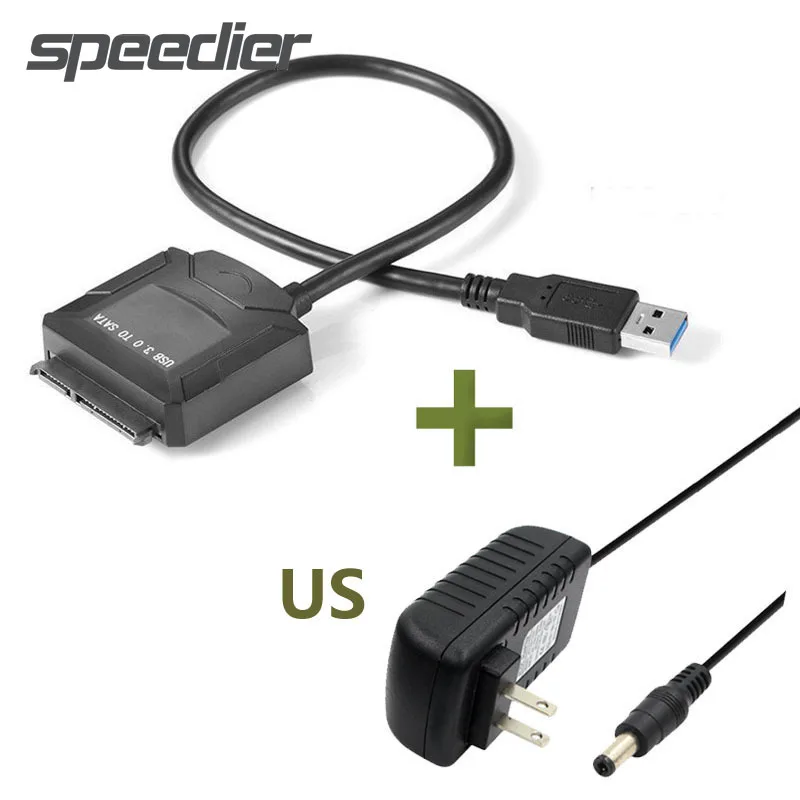 

Кабель-адаптер UASP Sata, преобразователь USB 3,0 на Sata, 2,5 дюйма, Супер Скоростной жесткий диск для HDD SSD, кабель USB 3,5 на Sata