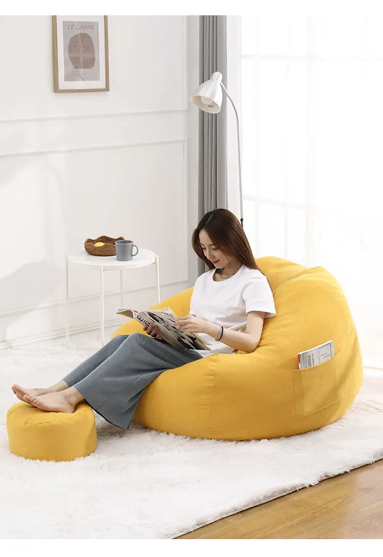 

Louis Fashion Bedroom Single Tatami Small Apartment Bean Bag Casual Sofa Chair Balcony Creative Lazy