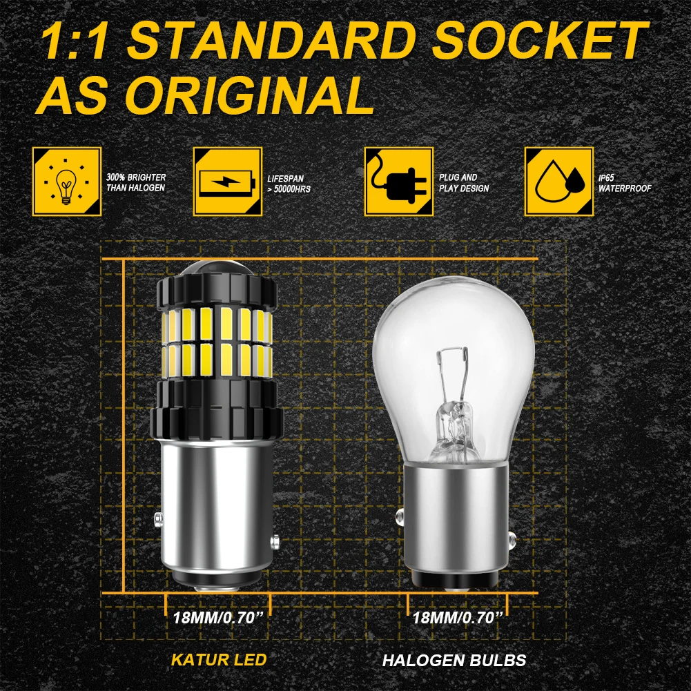 2 шт. фонари заднего хода для автомобиля 1157 лм