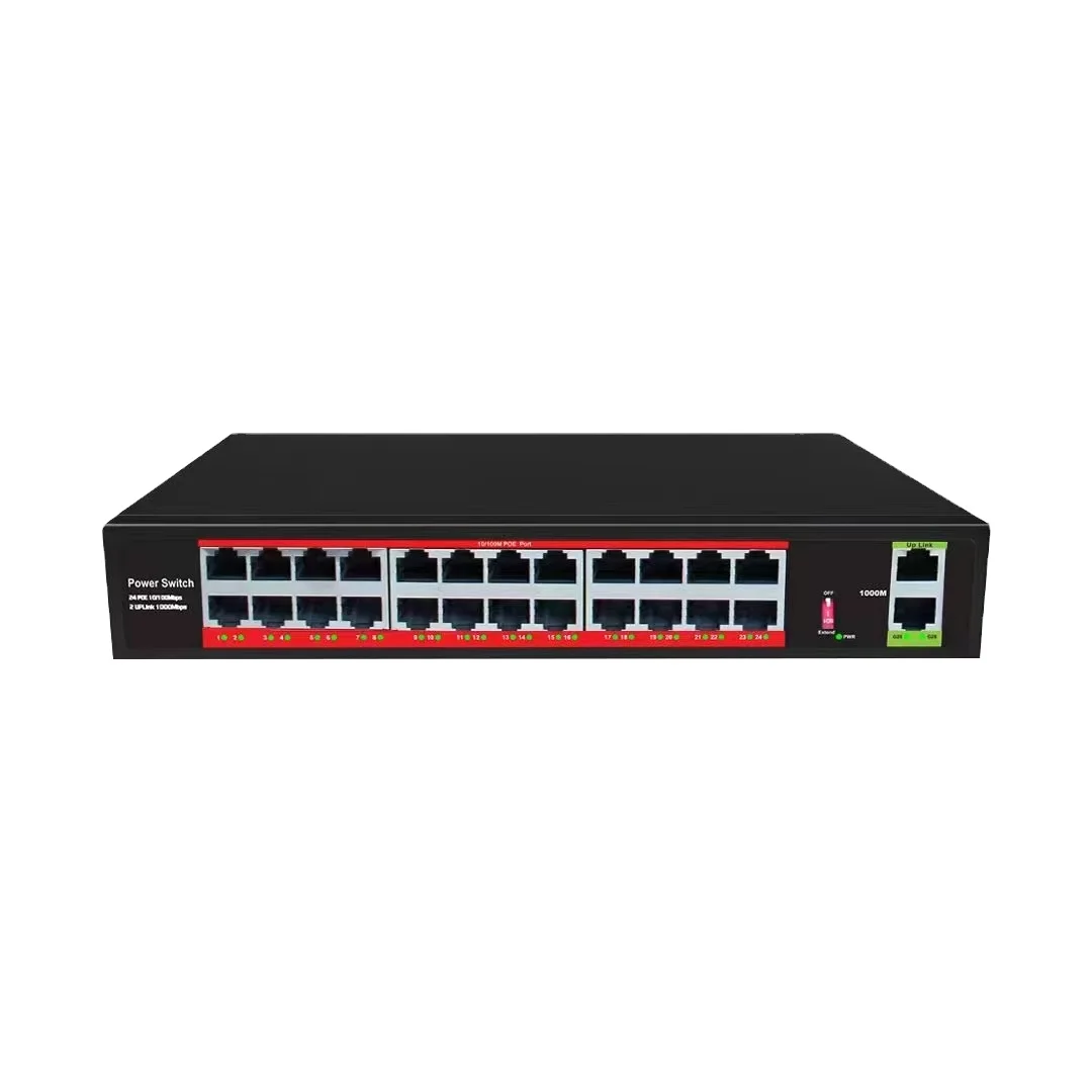 

Switch Direct Wholesale FG-48242GL With 24 100m RJ45 ports and 2 Gigabit RJ45 uplink ports ethernet switch