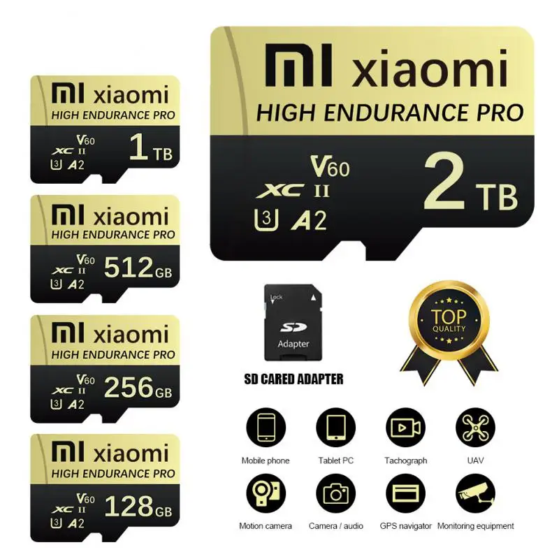 Высокоскоростная карта памяти Micro TF SD Xiaomi класс 10 1 ТБ 512 ГБ 256 для Nintendo Switch Phone/Ps4