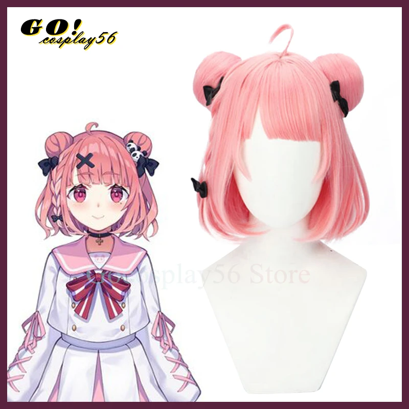 VTuber зомби сасасаки Саку косплей парик булочки геймеры девушки виртуальный Youtuber